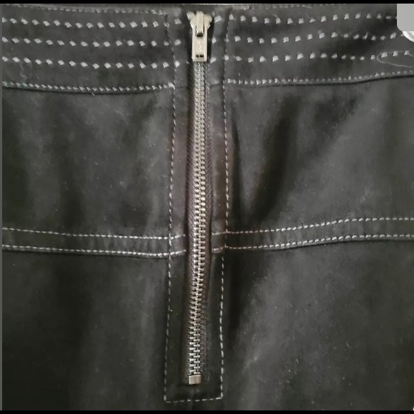 J.McLaughlin Micro Suede Machine Wash Pencil Skirt - Picture 9 of 9